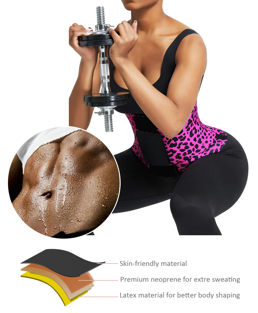 Luxuvell - Faja Lumbar Reductora con Doble Banda ( Colección Especial )