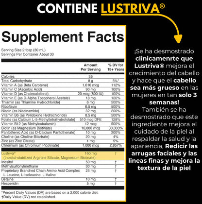 LuxuVell -Multivitamínico y Crece Cabello ( Edición Limitada )