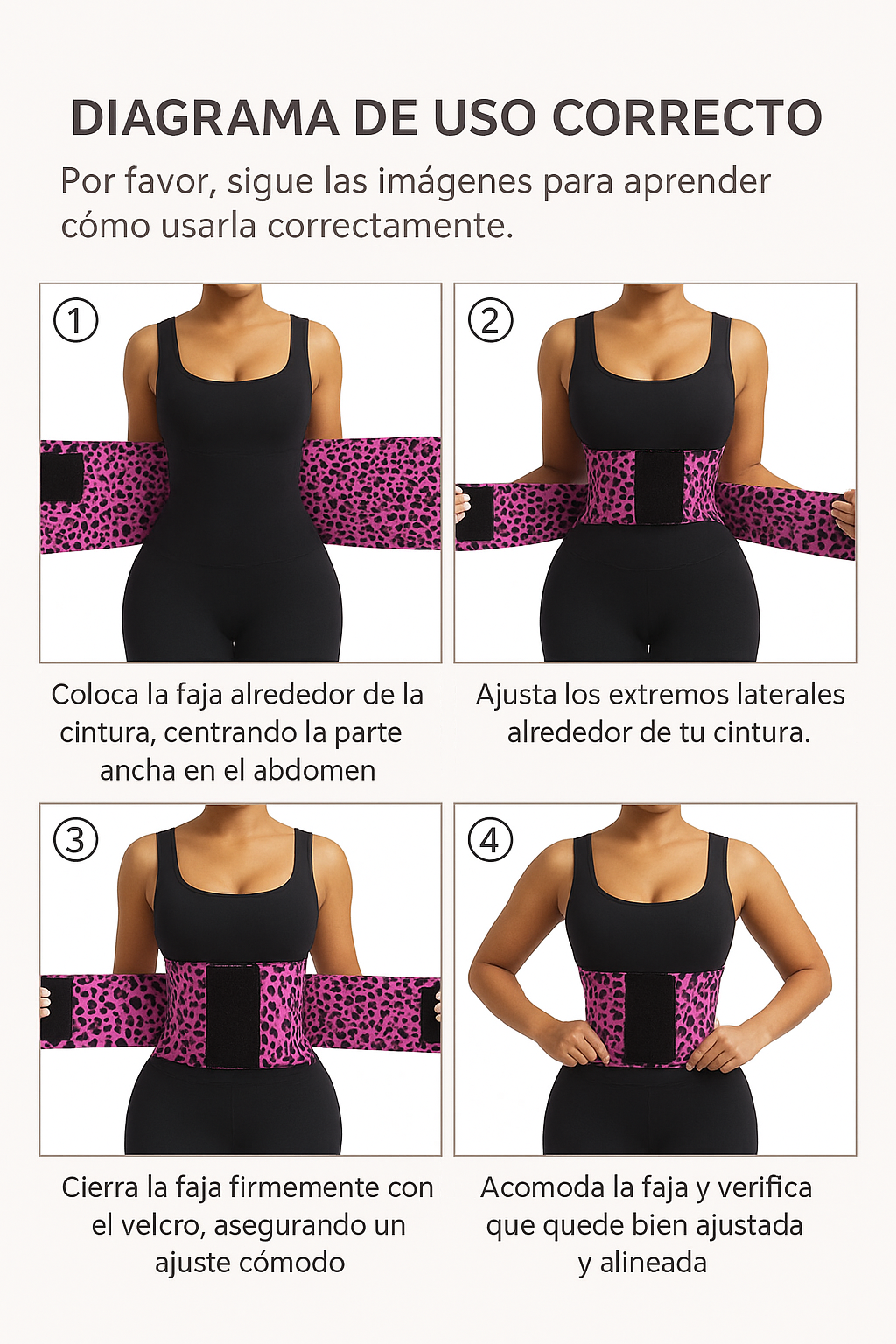 Luxuvell - Faja Lumbar Reductora con Doble Banda ( Colección Especial )