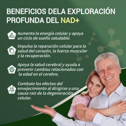 Luxuvell - Suplemento NAD+ Liposomal | Energía Celular y Antienvejecimiento (Edición Especial)